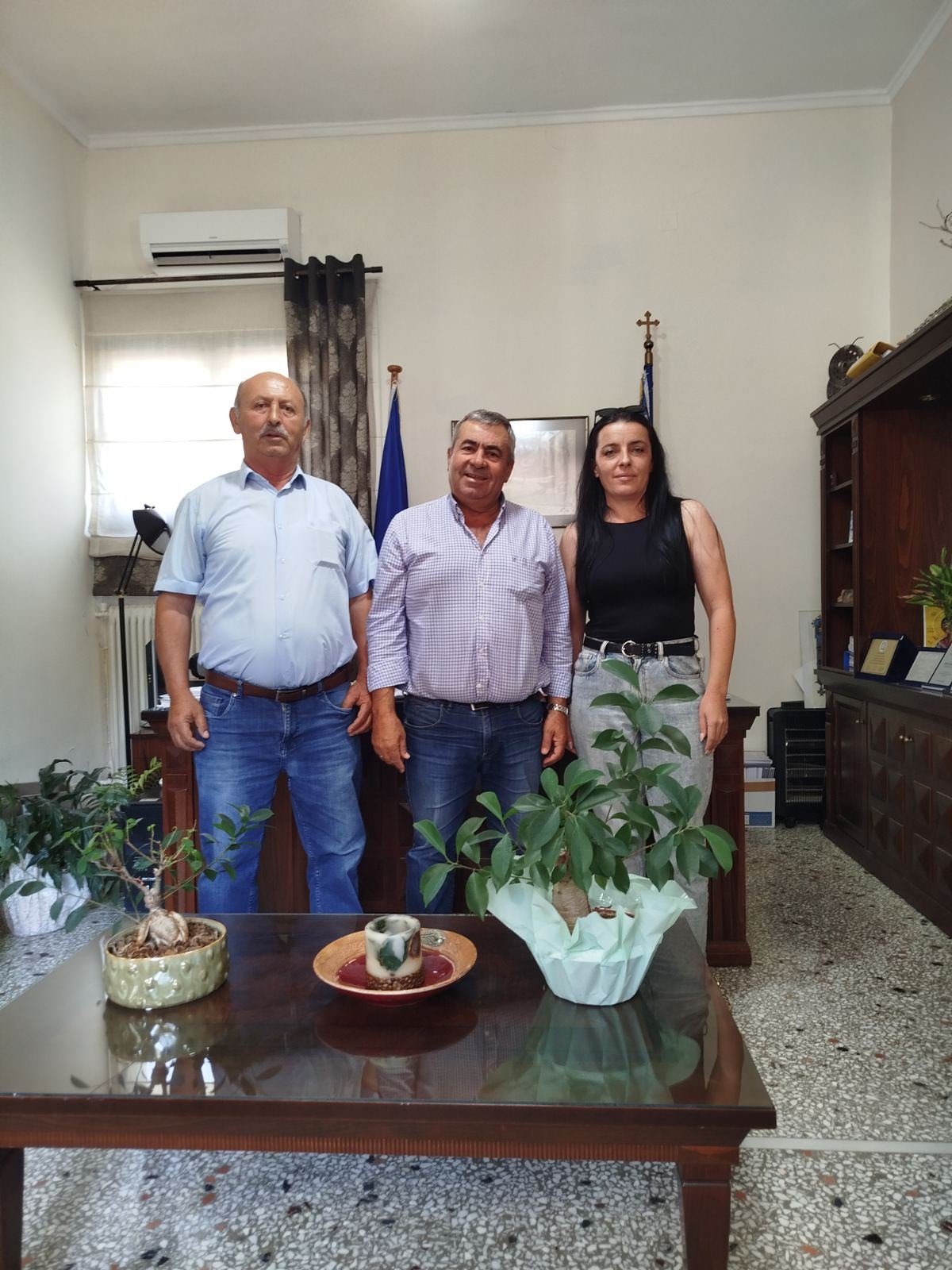 Συνάντηση με τον Δήμαρχο Πύλης για την αξιοποίηση του παλιού σχολείου